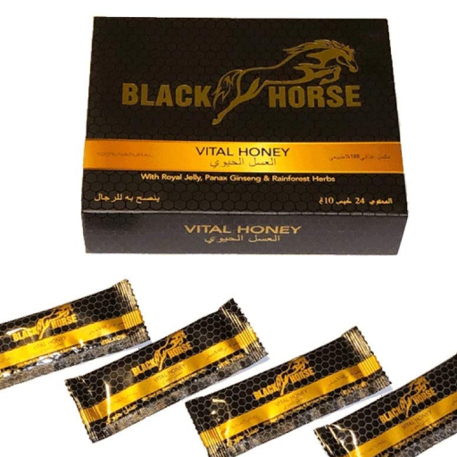 Original Black Horse Honey For More Power 100% Double Sticker