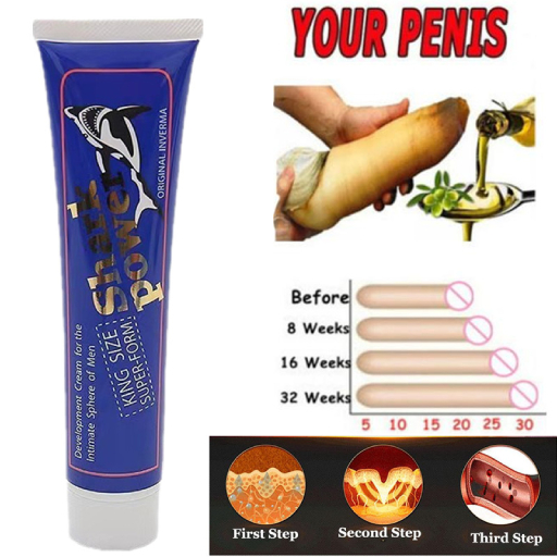king size shark poawer cream