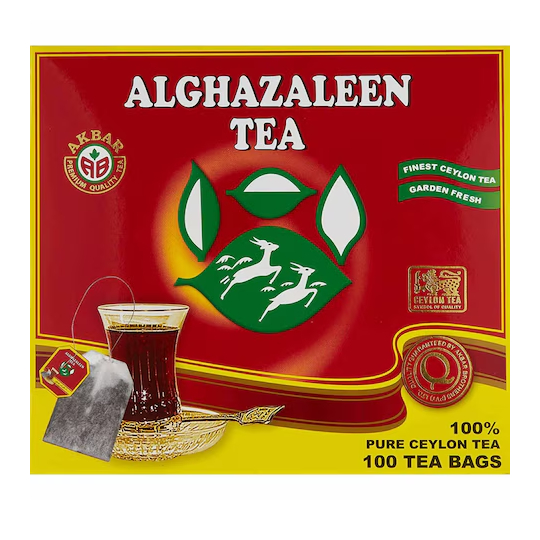 الغزالين أكياس شاي سيلاني نقي 100% الغزالين أكياس شاي سيلاني نقي 100%