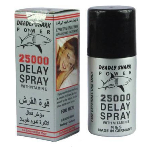 deadly shark power 250000 delay spray for man