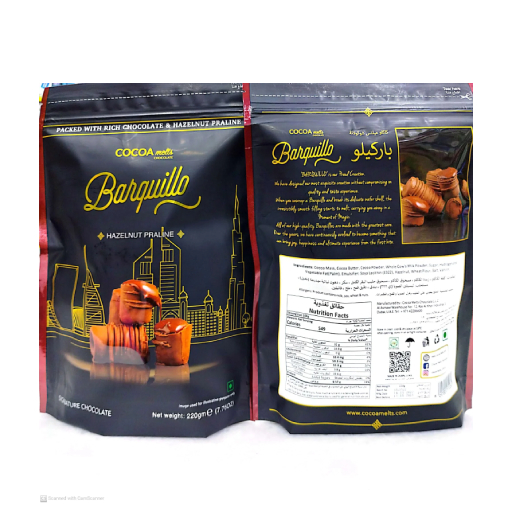 Barquillo Cocoa Melts Hazelnut Chocolates
