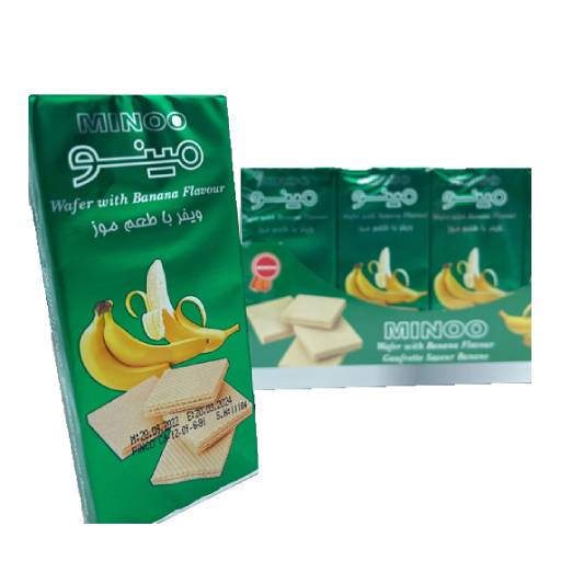 minoo wafer with banana flavour
