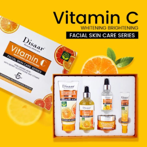 disaar beauty skincare vitamin c whitening face set