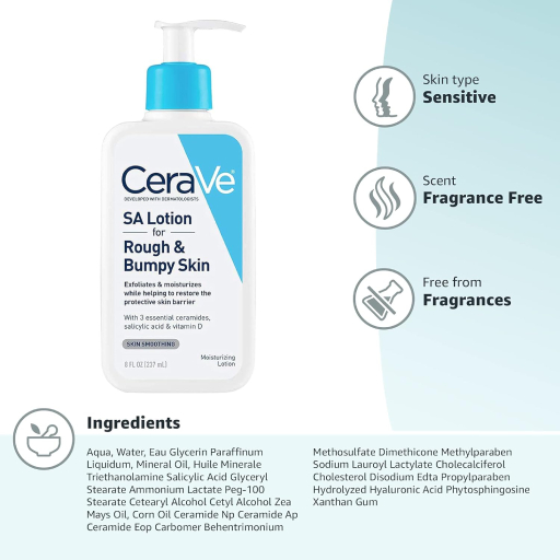 CeraVe Sa Lotion For Rough & Bumpy Skin CeraVe Sa Lotion For Rough & Bumpy Skin