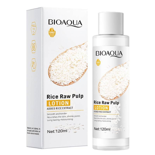 Bioaqua Rice Raw Pulp Moisturizing Lotion