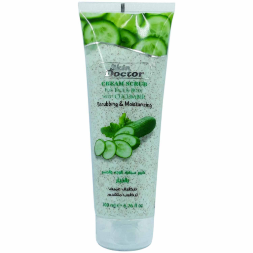 Skin Doctor Cream Scrub For Face & Body With Cucumber Skin Doctor Cream Scrub For Face & Body With Cucumber