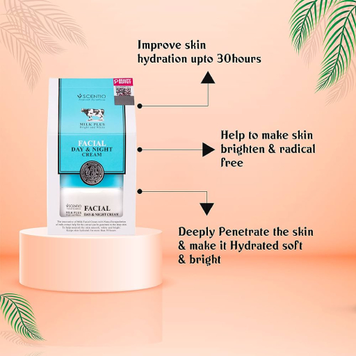 Scentio Milk Plus Bright And White Day And Night Cream Scentio Milk Plus Bright And White Day And Night Cream