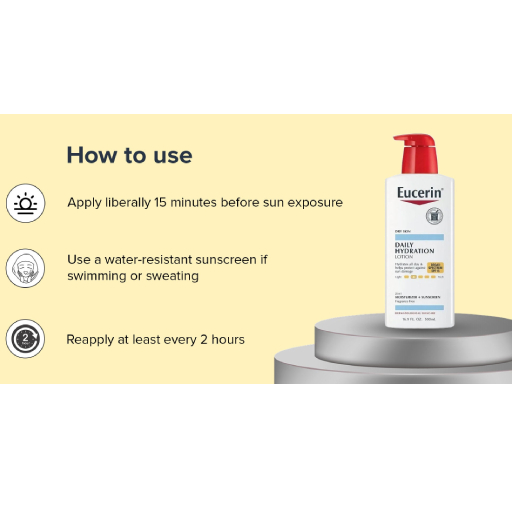 Eucerin dry skin sunscreean Body Lotion