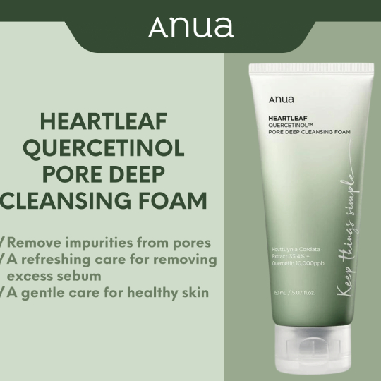 Anua Heartleaf Deep Cleansing Foam Anua Heartleaf Deep Cleansing Foam