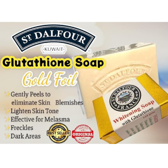 St Dalfour Whitening Soap With Glutathione (1) St Dalfour Whitening Soap With Glutathione