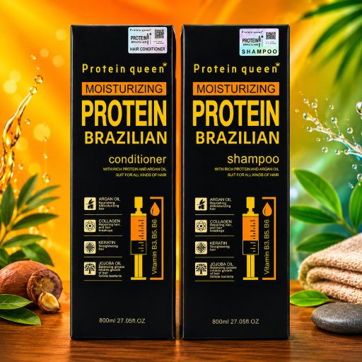 Brazilian Protein Hair Treatment Set, Keratine Moisturizing & Hair Loss Control Brazilian Protein Hair Treatment Set, Keratine Moisturizing & Hair Loss Control