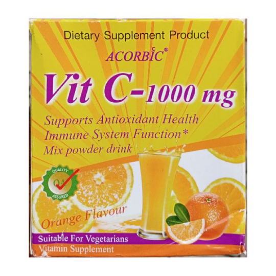 Dietary Supplement Product Acorbic Vitamin C 1000mg Dietary Supplement Product Acorbic Vitamin C 1000mg