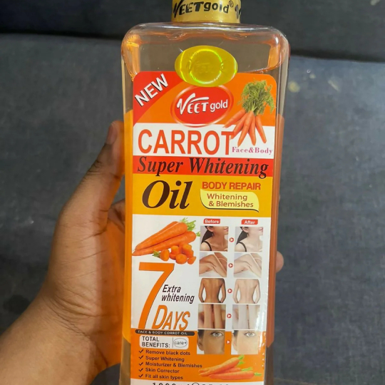 Carrot Face & Body Oil 7 Dys Extra Skin Whitening Carrot Face & Body Oil 7 Dys Extra Skin Whitening