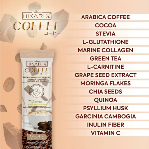 Hikari Glutathione Collagen Slimming Coffee Hikari Glutathione Collagen Slimming Coffee
