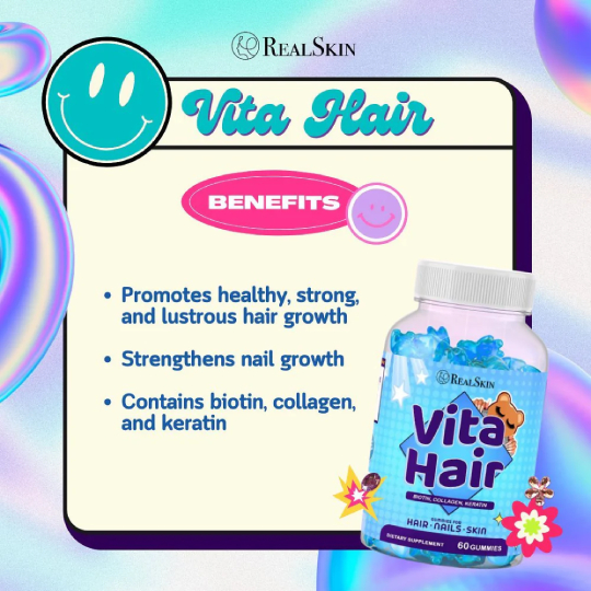 Real Skin Vita Hair Biotin Collagen Keratin Gummies Real Skin Vita Hair Biotin Collagen Keratin Gummies
