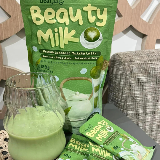 Dear Face Beauty Milk Premium Japanese Matcha Drink Dear Face Beauty Milk Premium Japanese Matcha Drink