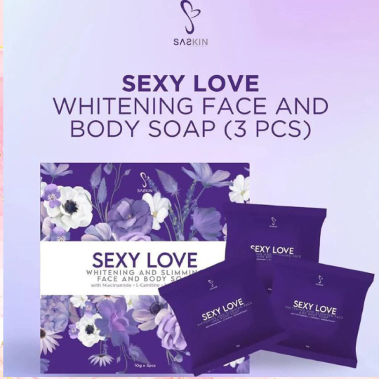 Sexy Love Face And Body Soap, 3 Bars Sexy Love Face And Body Soap, 3 Bars