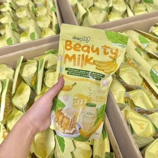 Dear Face Banana Beauty Milk Japanese Collagen Drink Dear Face Banana Beauty Milk Japanese Collagen Drink