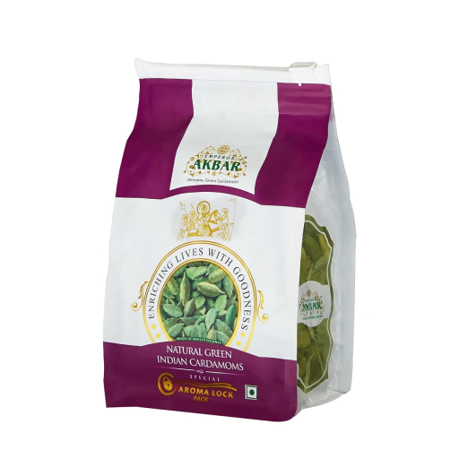 Fresh Akbar Indian 8mm Cardamom 250 Gm Fresh Akbar Indian 8mm Cardamom 250 Gm