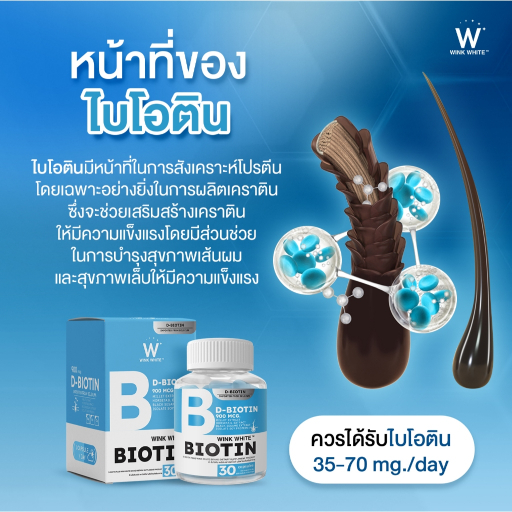 Wink White D Biotin Hair Growth (1) Wink White D Biotin Hair Growth