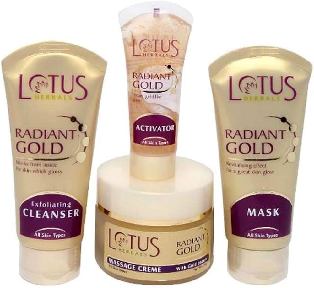 Lotus Radiant Gold Home Facial Kit Lotus Radiant Gold Home Facial Kit