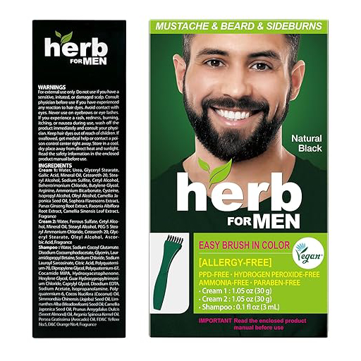 Yegan Herb Natural Black Facial Hair Dye Yegan Herb Natural Black Facial Hair Dye
