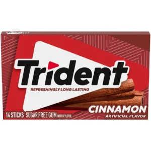 Trident Cinnamon Gum 168 Pieces